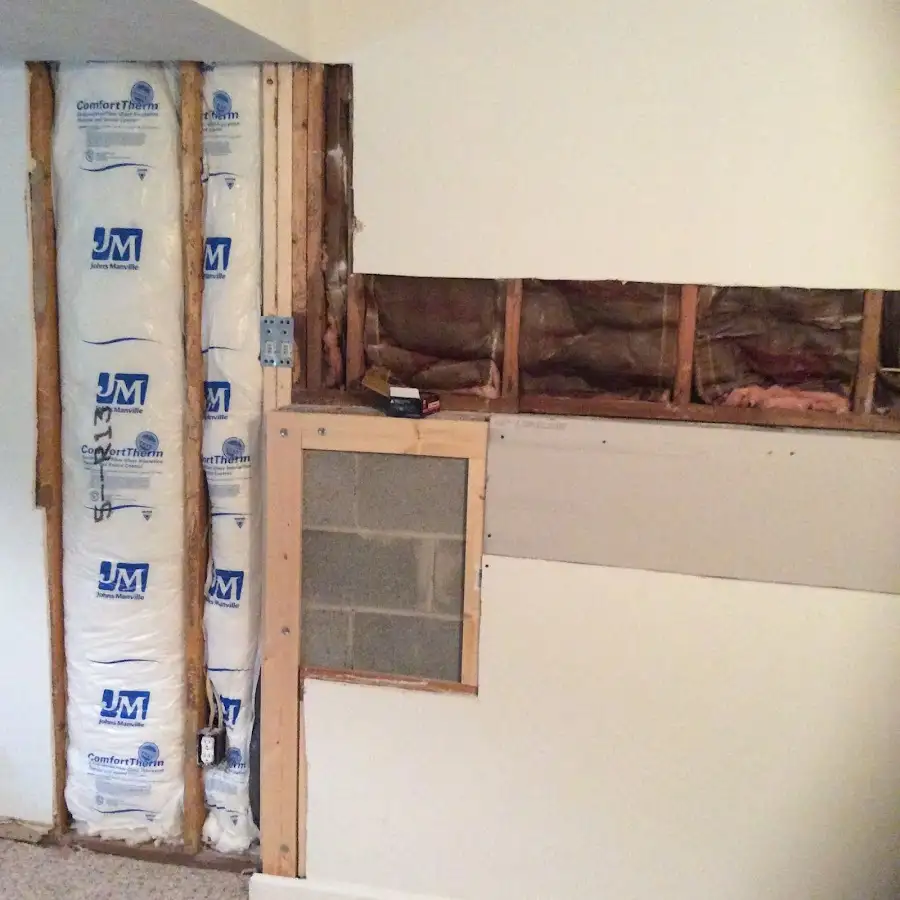 Wall insulation replacement during Structural Drying in Myrtletown